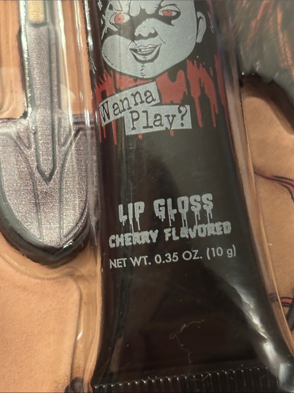Chucky Lip Gloss Keychain Set NWT - Picture 4 of 4